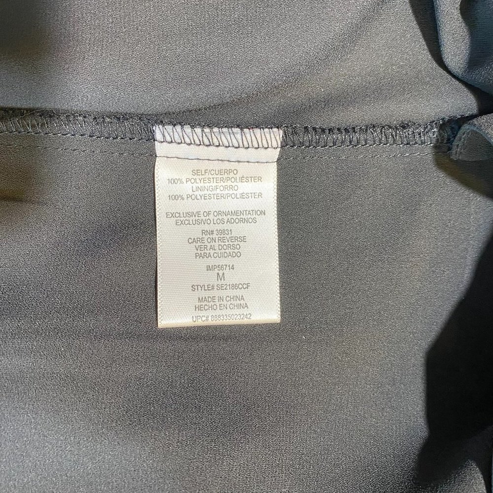 Sam Edelman Asymmetrical Chiffon Split Back Top B… - image 7